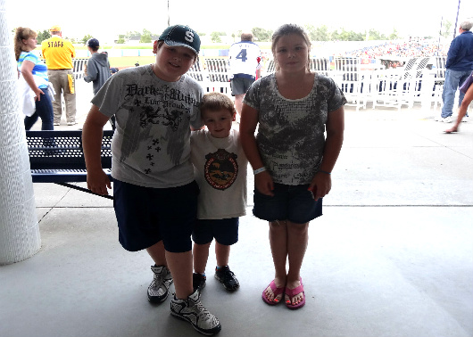 The three reasons I'm the luckiest man in the world!