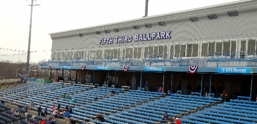 The ballpark looks good after the January fire.