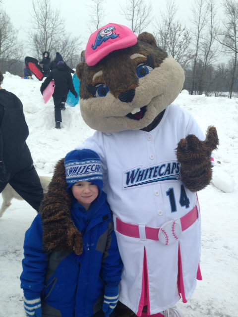 Brian with Roxy. Hope he didn't make Crash jealous!